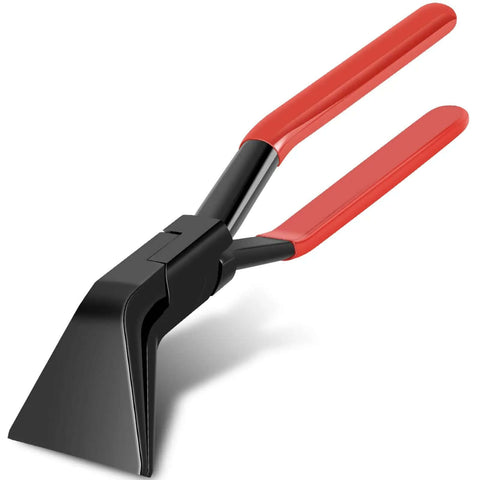 Pro Grade Three Piece Hand Seamer Set 45 Degree Pliers for sheet metal bending and flattening in tight spaces