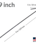 30 Pack Tent Stakes 9 Inch Galvanized Steel Ground Spikes With 1 Inch Hook Built Tough Rust Resistant 8 Gauge For Tents Fences Tarps Made In USA