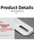 Thickened panel of Beefy Stainless Steel Hasp Latch For Barns And Heavy Duty Gates With A Smooth Black Finish.