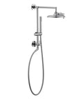 14 Inch Rain Shower Arm And Flange For Overhead Showerhead Chrome Finish One Half Inch IPS Connection Straight Arm With Long Reach