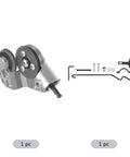 Heavy Duty Drill Nibbler Metal Cutter Attachment For Electric Impact Lithium Drills Titanium Steel Gears with support rod.