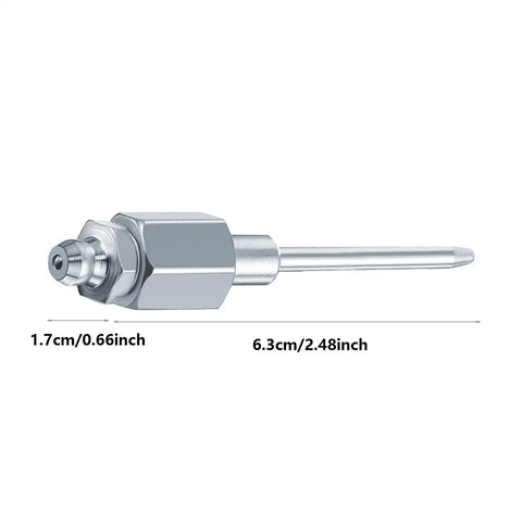 Beast Of A Heavy Duty Grease Needle Tip Dispenser With Alloy Screw Thread Waterproof Build, 8000 PSI Max, side view