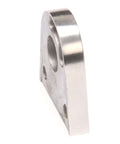 Side view of Left Hand Side Hinge End Piece KE50819-1 For Steam Oven Equipment Genuine OEM Replacement Part made of metal