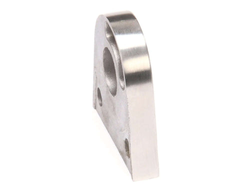 Side view of Left Hand Side Hinge End Piece KE50819-1 For Steam Oven Equipment Genuine OEM Replacement Part made of metal