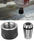 Premium ER11 Chuck Collet Set with High Clamping Nuts for CNC Milling and Engraving Machine with spring steel build and strong grip.