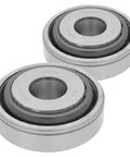 2 Pack Round Bore Agricultural Bearing 0.756 Inch Id X 2.44 Inch Od Heavy Duty Steel Replacement For Tractors And Harvesters.