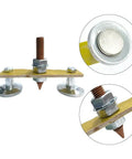 Heavy Duty Welding Ground Clamp With N35 Double Magnet Head, metal construction, stable connection for welding tasks.