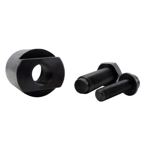 Rock Solid M36 X 1.5RH Flywheel Puller Tool For Aprilia RSV4 2009-2019 with threaded black steel bolts and nut.
