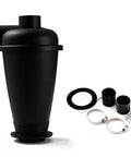 Pro Grade Dust Cyclone Separator For Industrial Vacuum Systems Powder And Sawdust Collector Filter And Separator Accessory For Woodworking Keeps Fine Dust From Clogging Your Vacuum In The Shop Black Cyclone B with mounting accessories