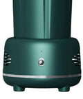 Close-up of the sleek green base of 2 In 1 Beverage Warmer Coaster with control button. Perfect for daily sip routine.