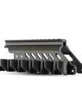 Side Saddle Shotgun Shell Holder V2 For Mossberg 590 And Shockwave Series, durable aluminum mount, 6-shell capacity