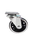 High-capacity PU caster from Five Piece Set Of 3 Inch PU Casters For Furniture Polyurethane Transparent Stem Wheels on all floor surfaces