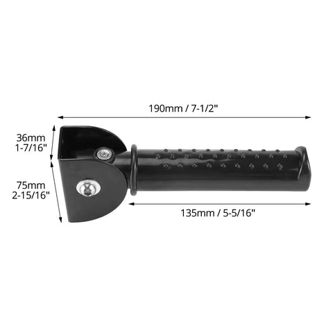 Tough Folding Grab Bars For Stairs And Doorways, Easy Flip Up Assist Handle With A Tight Grip, Reliable Support dimensions and structure.