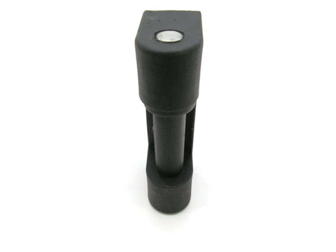Front view of Hinge Block Assembly For Backhoe And Heavy Machinery Models Part No 331/31247 Replacement Kit, black metal construction