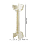 35.04 Inch Long Roman Column Mold For Concrete And Plaster Casting Durable ABS Balustrade Railing Pillar Form standing view