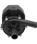 Top Tier Electric Cooling Water Pump Direct Bolt On Swap For Nissan Leaf And Infiniti Q50 Heavy Duty Build front view with hose attachment.
