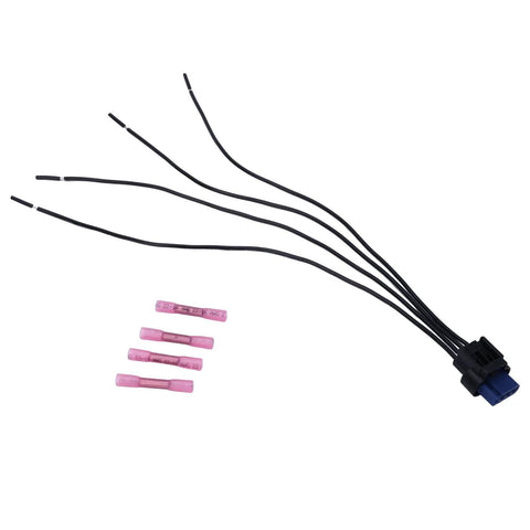 Plug And Play Grille Shutter Actuator With Solenoid Connectors Kit For Chrysler Pacifica 2017 To 2018 with wires and connectors.
