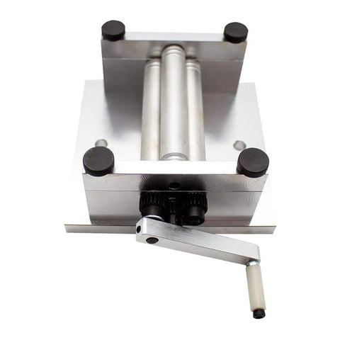 Knockout Manual Plate Rolling Machine Featuring Mini Metal Sheet And Tube Roller For Smooth Wood Plastic Bending With Zero Sweat Heavy Duty Workshop Curve Tools
