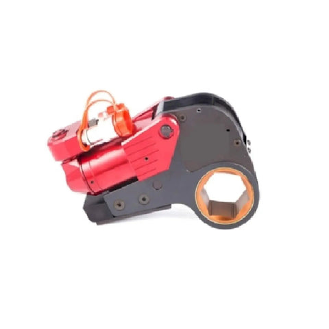 220V High Torque Brushless Hydraulic Electric Wrench, Portable Industrial Grade Impact Tool With Lithium Battery For Heavy Duty Bolt Tightening And Precise Mechanical Work Blue