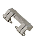 Close-up of hinge from Removable 304 Stainless Steel Electrical Box With Concealed Hinges For Welding Industrial Machinery Cabinets