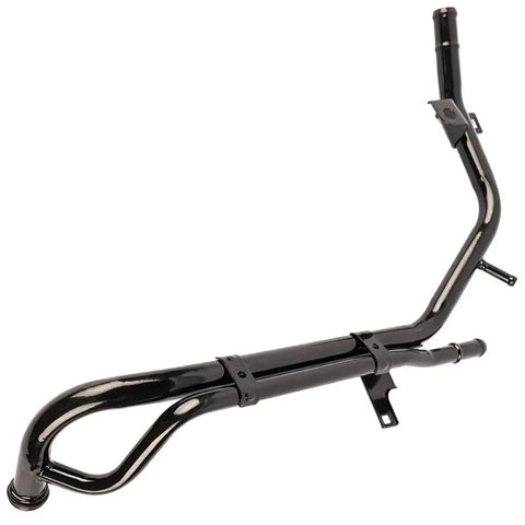 Heavy Duty Heater Pipe And Coolant Bypass Line For Honda Accord Crv Crosstour Direct Bolt On Iron Core Oem Style 19510 R40 A60 view showing sleek black iron design.