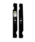 Beefed Up 2 Blade Replacement Set For 46 Inch Cut MTD Cub Cadet Troy Bilt Lawn Mowers Replaces OEM Numbers 942 04244 942 04290