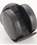 Universal Silent Caster Wheels For Office Chairs Replacement Smooth Swivel Rollers with floor protecting tread in black.