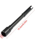Heavy Duty Pump Drive Pin Fits 283 302 327 350 And 5.7L Small Block Engines With Black Metal Build, 6.02in length.