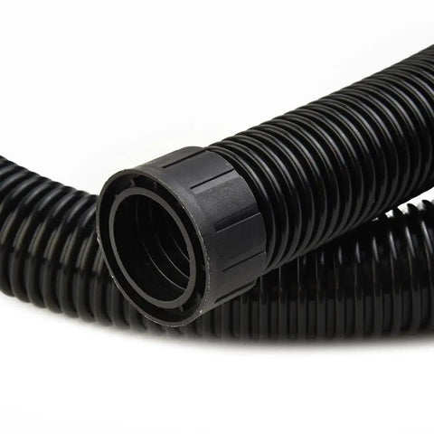 Semi-Pro Vacuum Collection System With Two Meter Hose And Dust Bag Compatible With Electric Drywall Sanders And Self-Primed Sanding Machines For Clean Shop Floor, black EVA hose.