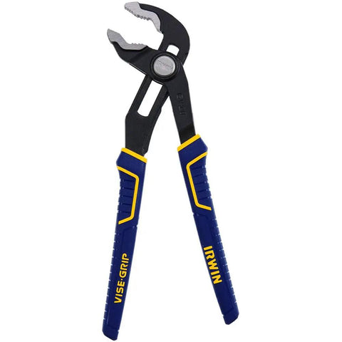 V Jaw 10 Inch Vise Grip Pliers With Press And Slide Button For Two Times Faster Jaw Adjustment Anti Pinch No Slip ProTouch Grips