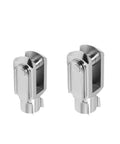 ISO 6431 ISO 15552 Pneumatic Cylinder Clevis Y Joint Double Ear Rod End Fork With Pin M4, M5, M8, M10, M12, M16 And M18X1.5 Thread Carbon Steel For Heavy Duty, Durable Pneumatic Setups, double fork view