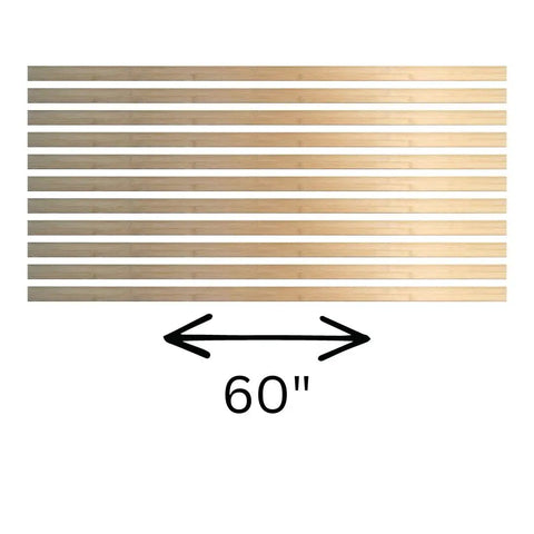 Flattened Bamboo For Bow Making And Woodworking Build Bows And Bendable Projects With A Back Of Bow Layer Or Core Lamination Material