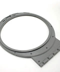 Genuine OEM Inner Washer Door Bezel Replacement Part 802331p in grey molded plastic, designed for Speed Queen washers.