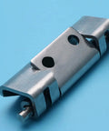 Flat Out Durable Heavy Duty Cabinet Hinges Thickened Rust Proof Steel For Switch Boxes And Barn Doors Smooth Silky Movement Built Like A Brick With Zero Fade Hassle Today, showcasing a steel hinge with a precision design.