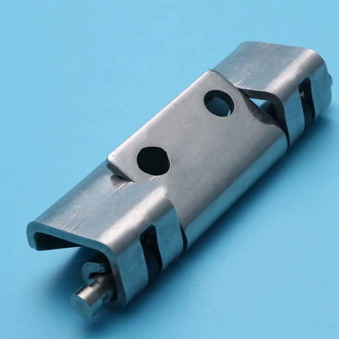Flat Out Durable Heavy Duty Cabinet Hinges Thickened Rust Proof Steel For Switch Boxes And Barn Doors Smooth Silky Movement Built Like A Brick With Zero Fade Hassle Today, showcasing a steel hinge with a precision design.