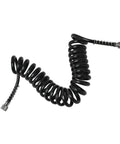 Top Tier Polyurethane Coil Air Hose Featuring G 1 8 Female Thread Connection Designed For Airbrush And Paint Projects High Flexibility Ensures Smooth Movement Without Kinking 2 Meter Length Great For Fans Looking To Upgrade Their Setup Now For Workshop. black 2m polyurethane coil air hose with G1/8 female fittings