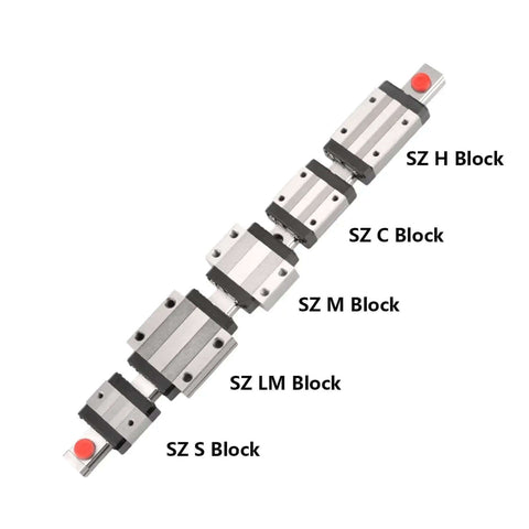 Top Tier High Precision MGN7 Linear Guide Rail Kit With 950mm Smooth Sliding Support Blocks For DIY CNC Machines Plus 3D Printers To Keep Your Rig Rock Solid And Moving Crisp, SZ block set
