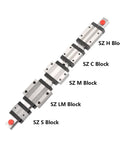 High Precision MGN Linear Guide Rail Kit 7mm Width With Smooth Sliding Blocks For CNC Routers, 3D Printers, And DIY Pro Machines That Rock! The LM100 Size Is Perfect For Your Build And Easy To Install., MGN rail with SZ S, M, C, H blocks