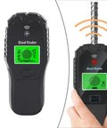 5-in-1 for stud Finder Wall Scanner for Wood Metal AC Wire Detection with Edge Finding Mode Deep Scan up to 1.5 Inch shown in hand.