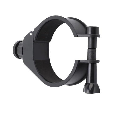 Adjustable Guiding Scope For Telescopes, Tough ABS Build, 1/4 Inch Screw Interface, Fits 72 To 74mm Tubes, side view