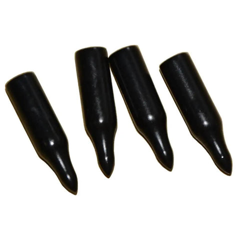 Four steel glue on arrow tips for wood and bamboo arrows 8mm shaft steel field points for recurve and takedown longbow