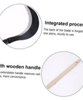 Long Handle Manganese Steel Hand Scythe For Weeding And Gardening With A Comfy Grip, showing integrated blade and wooden handle.