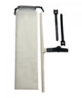 Golf Swing Trainer With Carrying Bag And T-Shaped Putting Practice Aid For Posture Correction And Swing Plane Improvement 14.96 X 3.74 Inch Milky For All Golfers with bag and components displayed