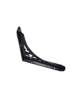 Built Different Set Of 2 Heavy Duty Cast Iron Shelf Brackets Wall Mounted L Corner Supports 8x7 Inch profile of black bracket