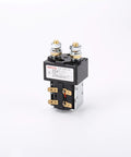Top Rated UNMVBYITE ZJW-125C Electric Forklift Truck Solenoid Valve Main Contactor with connectors and metal base.