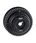 Rugged Alloy Camshaft Sprocket Set Three Piece For Subaru Wrx 2002 To 2005 Non Avcs Timing Gear Upgrade angled view showing detailed craftsmanship.