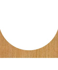 Wooden board with smooth curved edge made by Round Nose Router Bit With 1 Inch Radius And 2 Inch Cutting Diameter For Smooth Curves