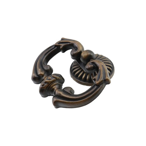 Killer Vintage Antique Bronze Cabinet Pulls Single Hole Ring Handles Top Tier Furniture Hardware Double Pack For Small Drawers And Nightstands Snug Fit Sweet Finish On Point Look