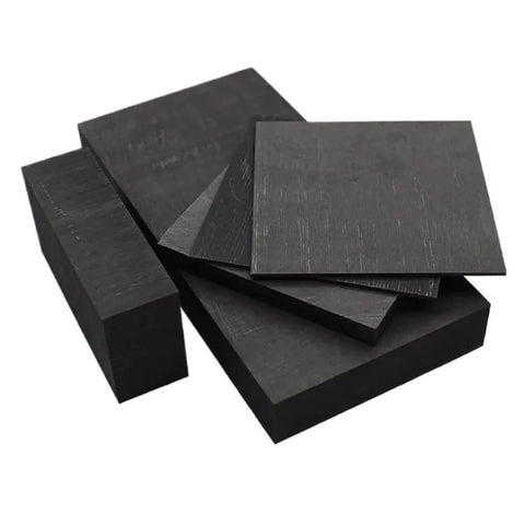Solid Graphite Square Block 15x100x100mm 8 To 50mm Thick Heavy Duty Electrode Plate Blank For Casting Electrolysis And Sintering