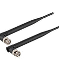 UHF Wireless Microphone Antenna 400MHz To 960MHz 3dBi Gain BNC Male Connector 2 Pack for wireless mic systems